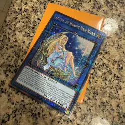 YuGiOh Artemis, The Magistus Moon Maiden RA01-EN049 Quarter Century Secret Rare - Image 4