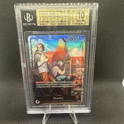 BGS 10 Shanks PSA Magazine Exclusive One Piece Leader Alt Art Promo OP09-001 - Image 1