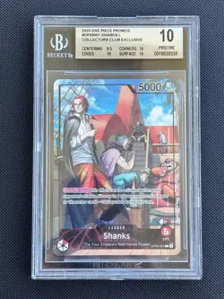 Shanks PSA Magazine Exclusive One Piece Leader Alt Art Promo OP09-001 BGS 10 - Image 1