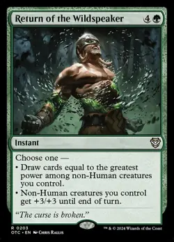 Return of the Wildspeaker - Near Mint, English - Image 1