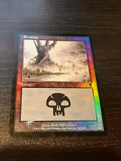 Swamp #341 Foil Odyssey LP - MTG - Magic The Gathering - Image 1
