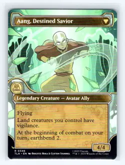 Aang, at the Crossroads (Showcase) 346 Avatar: The Last Airbender MTG NM - Image 2