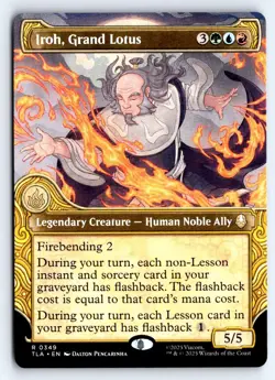 Iroh, Grand Lotus (Showcase) 349 Avatar: The Last Airbender Magic NM - Image 1