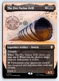 The Fire Nation Drill (Borderless) 321 Avatar: The Last Airbender Magic NM - Image 1