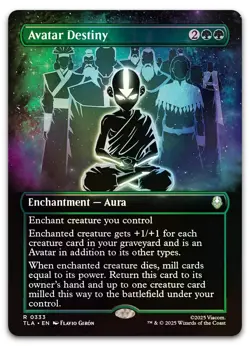 Avatar Destiny (Borderless) #333 (Foil) NM Avatar: The Last Airbender Magic MTG - Image 1