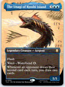 The Unagi of Kyoshi Island (Borderless) 319 Avatar The Last Airbender MTG LP - Image 1