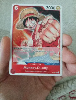Monkey D luffy P-001 Promotion Pack 2022 Pre Errata One piece Card Game - Image 1