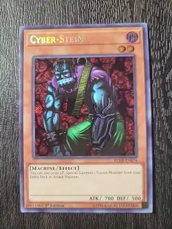 Yugioh Cyber-Stein BLHR-EN074 Secret Rare 1st Ed NM - Image 1