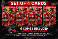 PREORDER Monkey D. Luffy P-159 Japanese One Piece Card Shonen Jump Promo 2026✖4 - Image 1