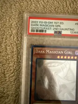 Yugioh Dark Magician Girl (Ghost Rare) Ghosts from the Past: the 2nd... psa9 - Image 4