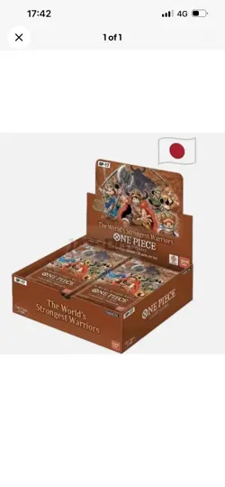PRE SALE One Piece TCG [OP-17] The World's Strongest Warrior (24 booster ) 🇯🇵 - Image 1