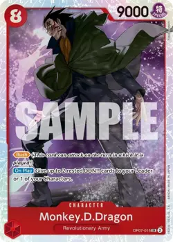 OP07-015 Monkey.D.Dragon English SR One Piece TCG Card Game - Image 2