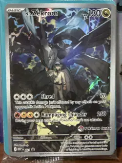 Pokemon: N's Zekrom 031 Sealed Pokemon Center Exclusive Promo - Ascended Heroes - Image 1