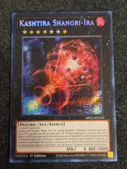 Kashtira Shangri-Ira Prismatic Secret Rare 1St Edition MP23-EN190 Yugioh - Image 1
