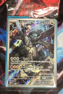 SEALED N's Zekrom 031 Ascended Heroes ETB Promo Pokemon Center Stamped! - Image 1