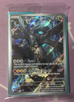 SEALED N's Zekrom 031 Ascended Heroes ETB Promo Pokemon Center Stamped Mint - Image 1