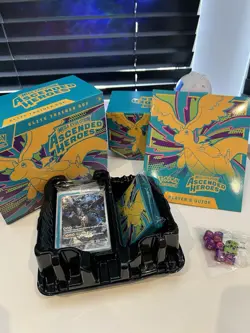 Pokemon TCG Ascended Heroes ETB-Sealed N's Zekrom Promo & Accessories - NO PACKS - Image 1