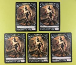 5 Zombie Token Conspiracy Magic the Gathering MTG 5 - Image 1