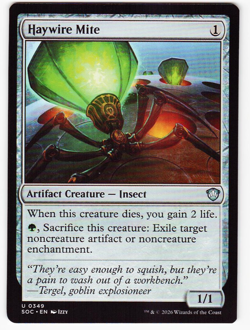 Haywire Mite Commander: Secrets of Strixhaven Regular - Image 1
