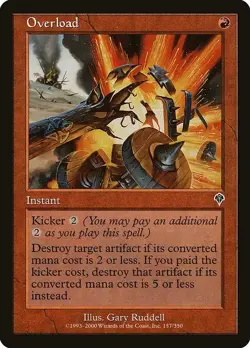 Overload x4 Invasion MtG NM - Image 1