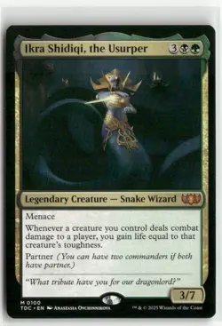 Ikra Shidiqi, the Usurper Commander Tarkir Dragonstorm MTG NM - Image 1