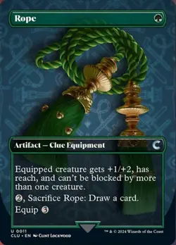 4x Rope - Borderless MTG - Ravnica: Clue Edition - NM-Mint - Image 1