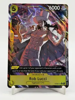 Rob Lucci (Full Art) [ST-29 - ST29-013] - NM [Foil] TCG One Piece - Image 1