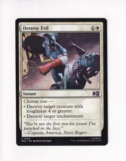 MAGIC MTG COMMANDER: MARVEL SUPER HEROES DESTROY EVIL - Image 1
