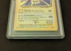 Zapdos 16/102 PSA 5 UNLIMITED #16 Holo Rare 1999 Pokemon Base Set - Image 5