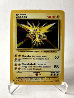 Pokemon TCG - Zapdos 16/102 - Base Set Unlimited (1999) - Holo Rare - MP - Image 1