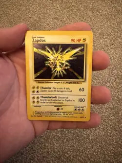 Zapdos 16/102 Base Set Holo Rare Unlimited 1999 English Pokemon TCG - Image 3