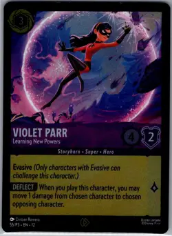 Violet Parr - Learning New Powers 55/P3 Foil Disney Lorcana Promo Cards - NM - Image 1