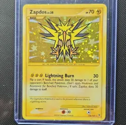 Pokemon TCG Zapdos 150/147 Supreme Victors Secret Rare Holo English LP - Image 1