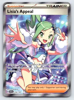 Lisia's Appeal 234/191 Ultra Rare Surging Sparks Pokemon Holo Near Mint - Image 1