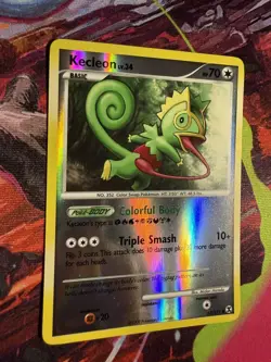 Kecleon Rising Rivals 67/111 Near Mint Common Reverse Holo Pokemon Card - Image 2