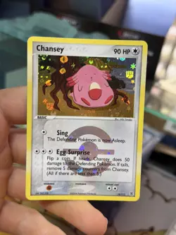 #2 Chansey 19/112 EX FireRed LeafGreen FRLG 2004 Reverse Holo Rare Pokemon Card - Image 3