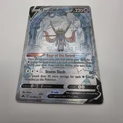 Pokemon Zacian V GG48/GG70 Crown Zenith Galarian Gallery Full Art Holo NM - Image 1