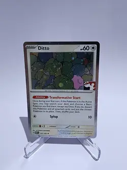 Pokemon TCG - Ditto 132/185 Holo Play Stamped Prize Pack Series 6 151 - Image 1