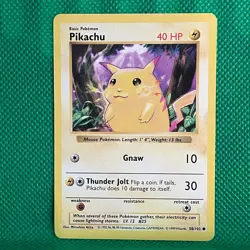 Pikachu Basic Pokemon Card Game TCG Japanese Japan Nintendo Very Rare F/S - Image 1