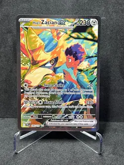 Hop's Zacian ex 186/159 Journey Together Pokemon Holo Near Mint - Image 1