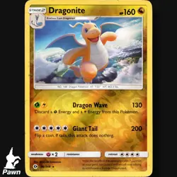 Dragonite 96/149 Sun & Moon Holo Pokemon TCG Card NM - Image 3
