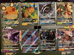 Pokemon GX Lot Umbreon Espeon Dedenne Special Promo Holo Art - Image 1