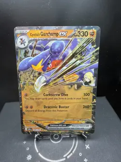 Pokemon TCG SV Destined Rivals Cynthias Garchomp EX 104/182 Ultra Rare NM! - Image 1