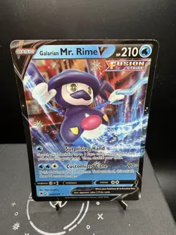 Pokemon TCG SWSH Astral Radiance Galarian Mr Rime V 049/189 Ultra Rare Holo NM! - Image 1