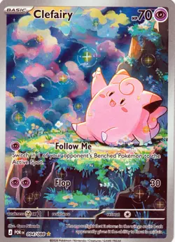 2026 Pokemon TCG Mega Evolution Perfect Order #094 Clefairy IR - Image 1