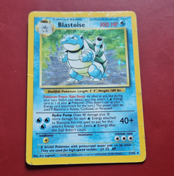 Pokemon TCG Blastoise 2/102 Base Set Holo Rare Stage 2 100 HP ENG - Image 1