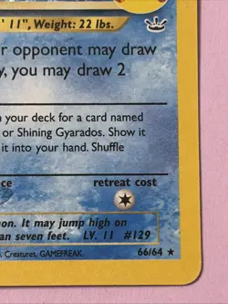 Pokemon TCG Shining Magikarp Card 25th Anniversary Edition 66/64 Celebrations NM - Image 3
