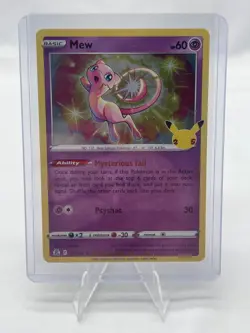 Mew 11/25 Celebrations Holo Rare Pokemon TCG Near Mint - Image 1