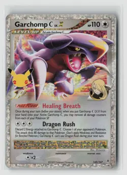 Garchomp C Lv.x #145/147 Celebrations Classic Collection Pokemon TCG NM - Image 1