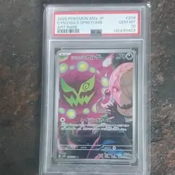 PSA 10 Cynthia's Spiritomb 208/193 Art Rare Holo Japanese M2a 2025 - Image 1